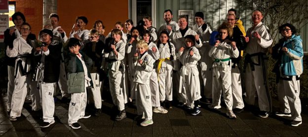 Nieuwjaarstraining Sung Zang buiten!