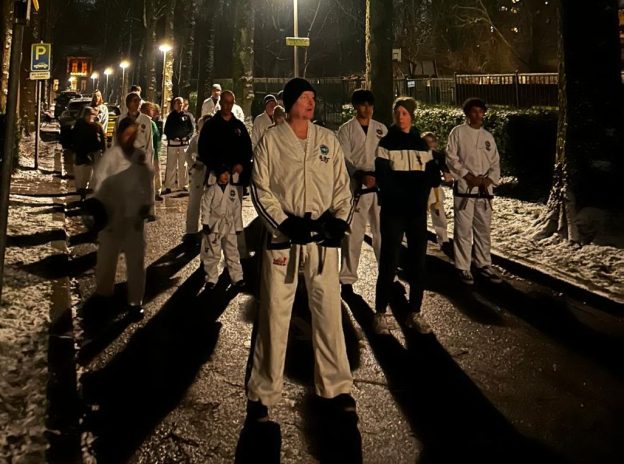 Sung Zang Nieuwjaarstraining in de sneeuw!